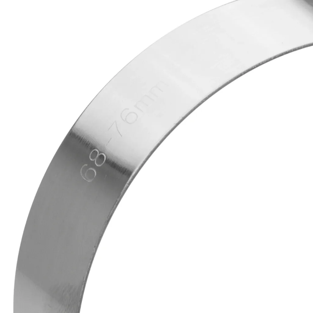 Abraçadeira em aço inox Tucho 68 - 76mm Bärenwald — foto 2