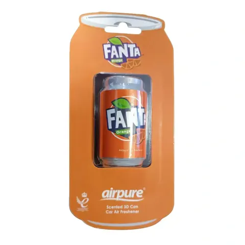 Aromatizante Fanta Laranja Lata 3D Airpure