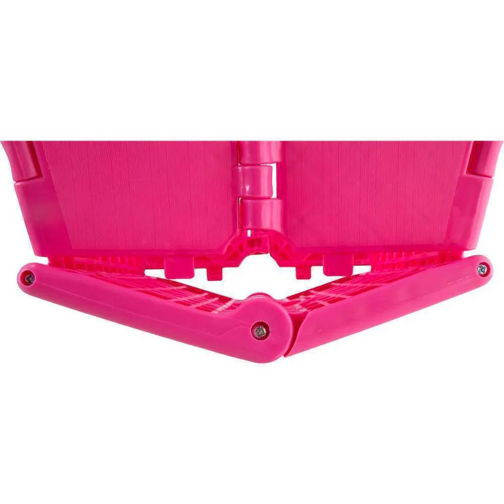 Banqueta plástica dobrável Vonder (220mm de altura - Rosa) — foto 12