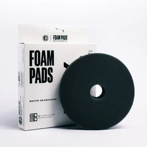 Boina Espuma Lustro Wolf Pads (6 polegadas - Preta)