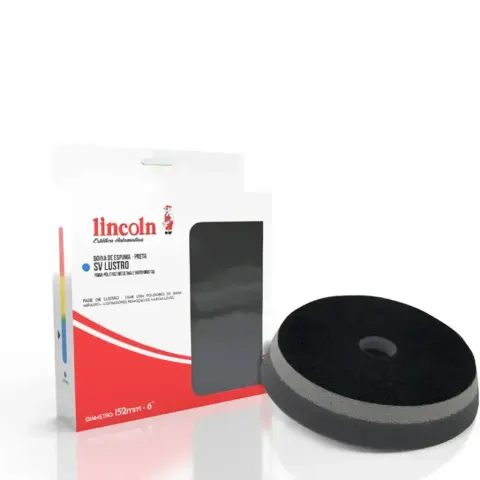 Boina Espuma SV Lustro Lincoln (6 polegadas - preta)