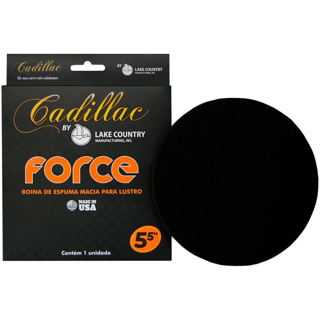 Boina Force macia para lustro Cadillac (5,5 polegadas)