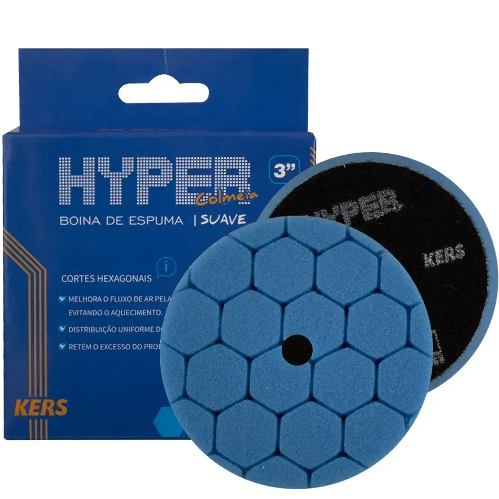 Boina Hyper Suave Kers (3 polegadas - azul)