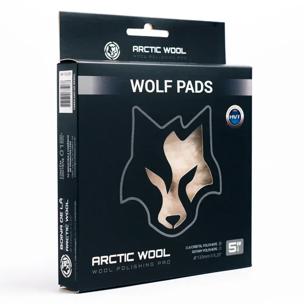 Boina Lã Natural Artic Wool Corte Wolf Pads (5 polegadas) — foto 2
