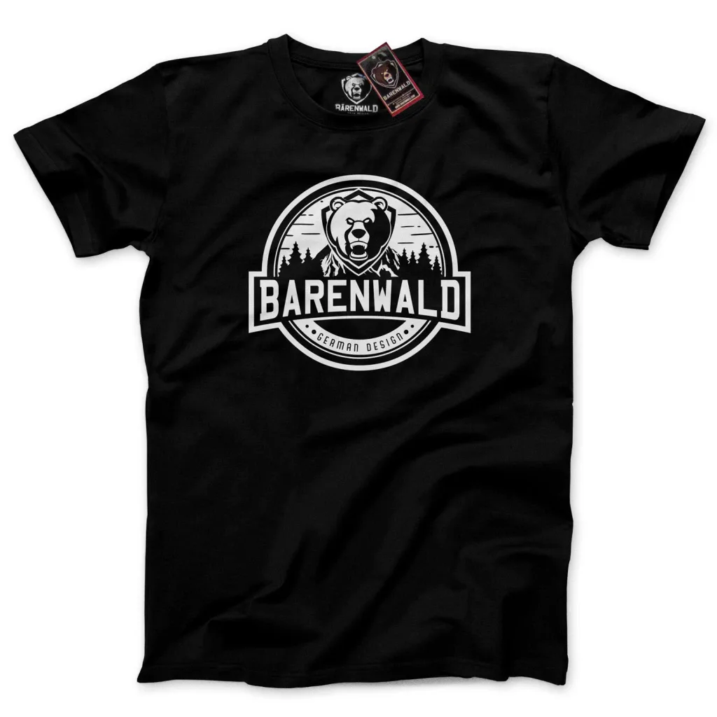 Camiseta Bärenwald Forest (preta) — foto 16