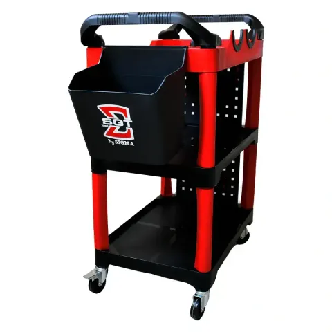 Carrinho Detailers Red & Shine Sigma Tools