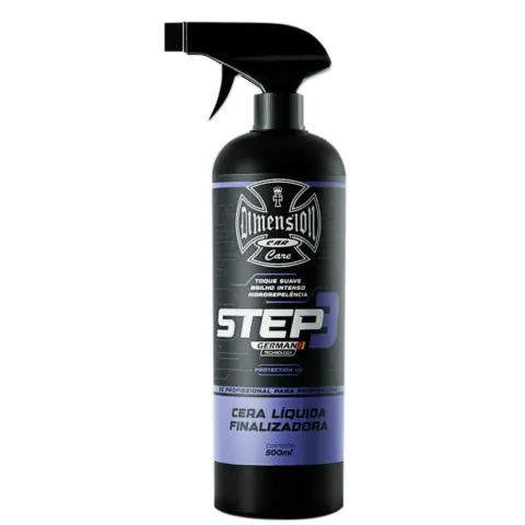 Cera Automotiva em Spray Step 3 Dimension Car Care (500ml)