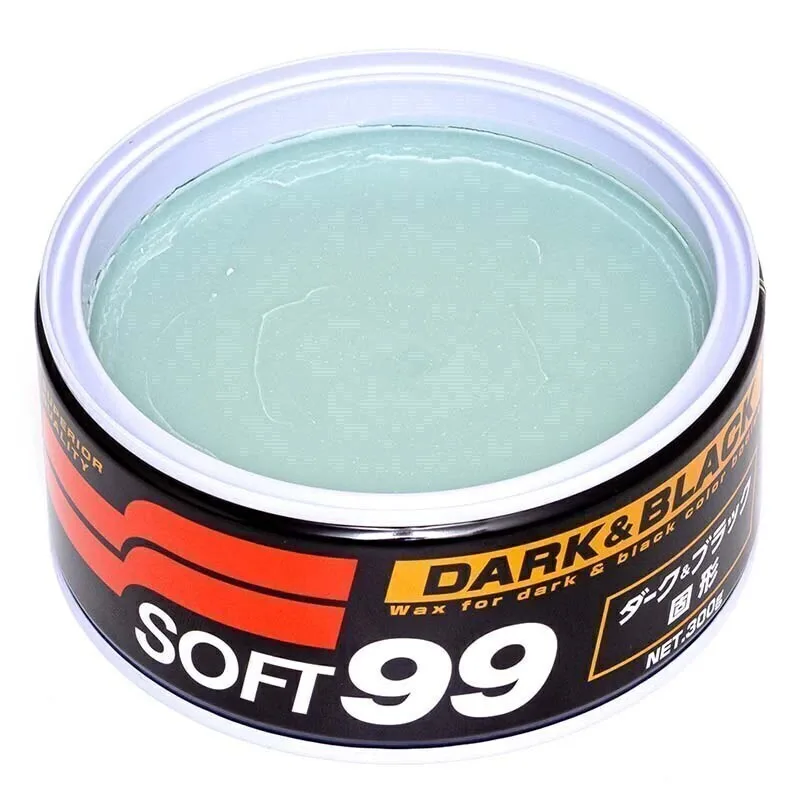 Cera Carnaúba Especial Dark & Black Soft99 (300g) - Carros Escuros — foto 3