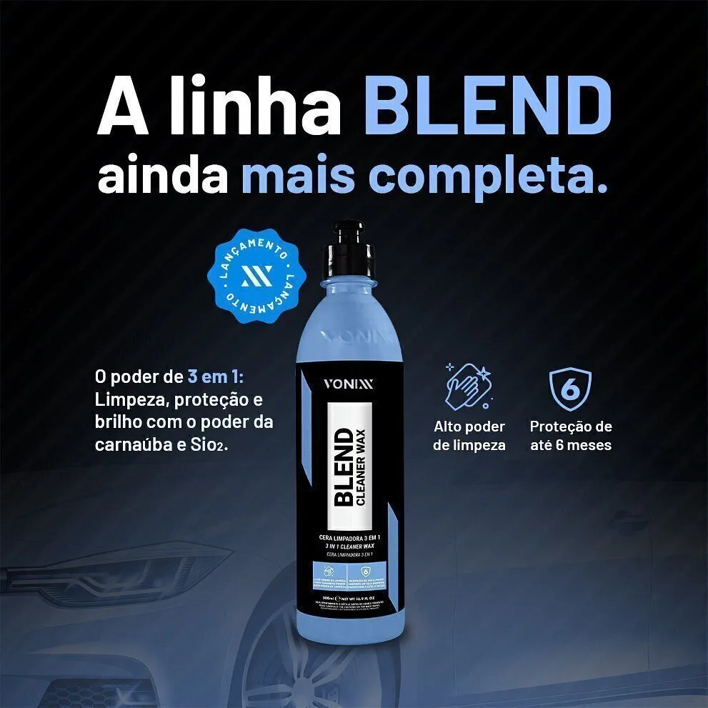 Cera limpadora 3 em 1 Blend Vonixx (500ml) — foto 2