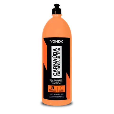 Cera líquida de Carnaúba Express Ultra 2 em 1 Vonixx (1,5 litro)