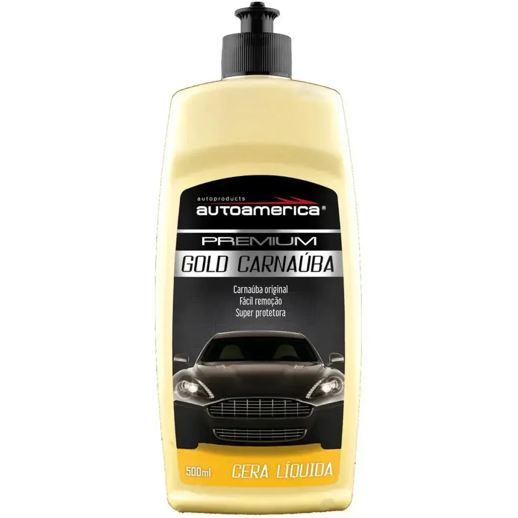 Cera líquida Gold Carnaúba Premium Autoamerica (500ml)