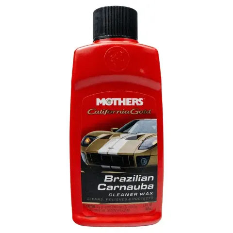 Cera Líquida Limpadora Carnaúba California Gold Mothers (100ml)