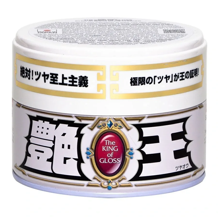 Cera The King of Gloss White Soft99 (300g) - Carros Claros — foto 2