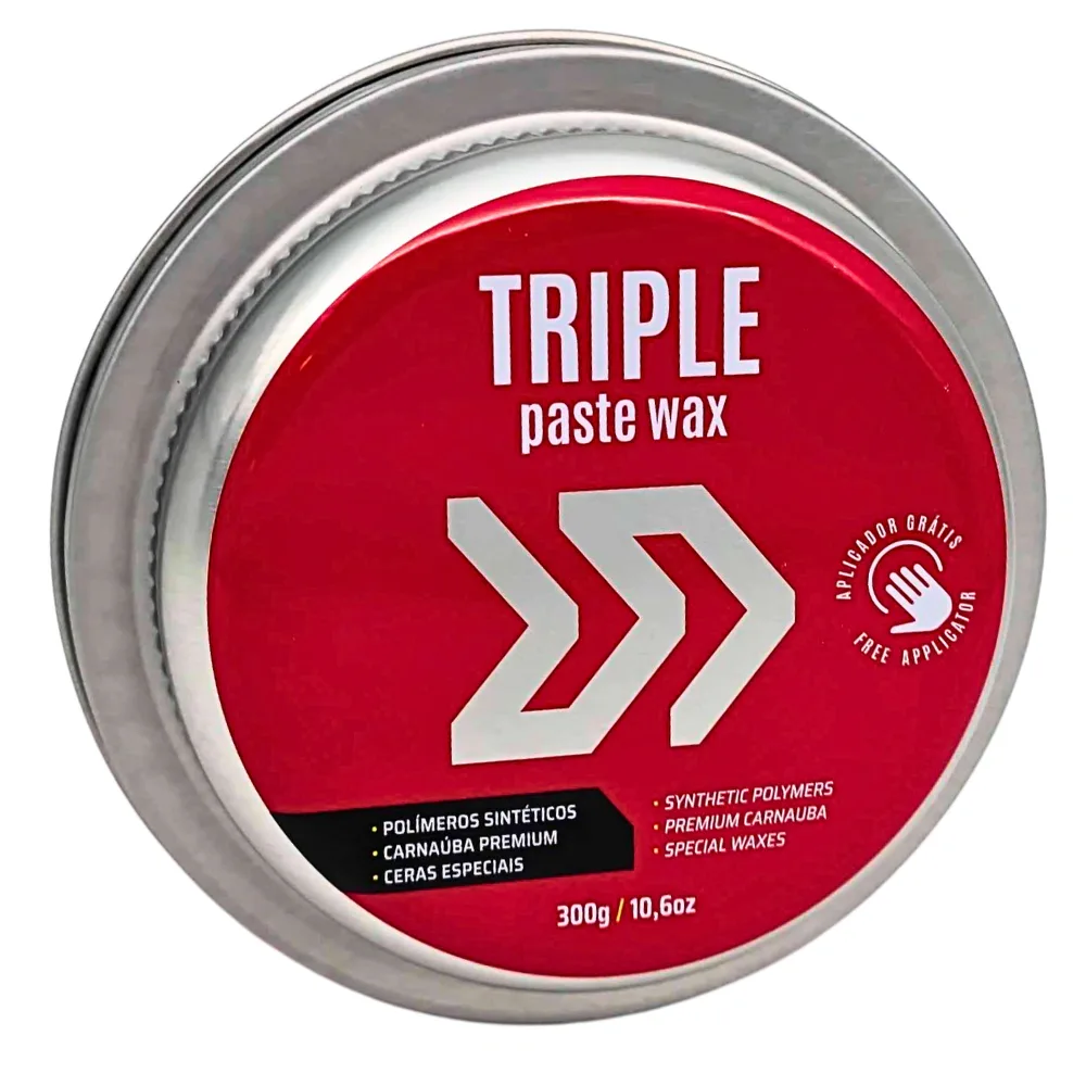 Cera Triple Wax pasta 3 em 1 Autoamerica (300g) — foto 4