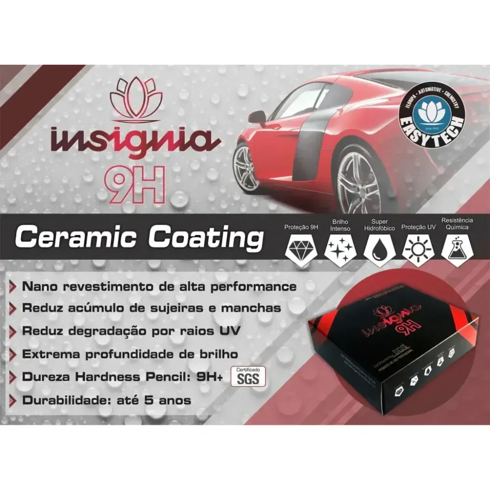 Coating Cerâmico Insignia 9H Easytech Shield (30ml) — foto 2