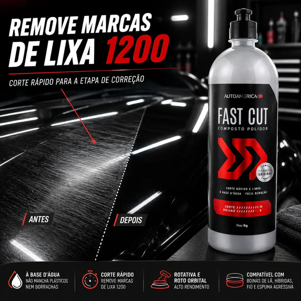 Composto polidor Fast Cut Autoamerica (1Kg) — foto 3