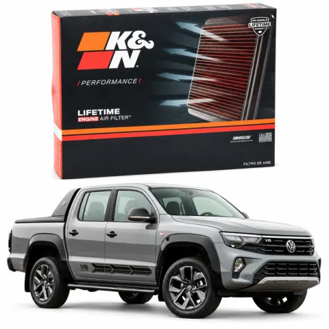 COPIA Filtro de ar esportivo K&N inbox Volkswagen Amarok
