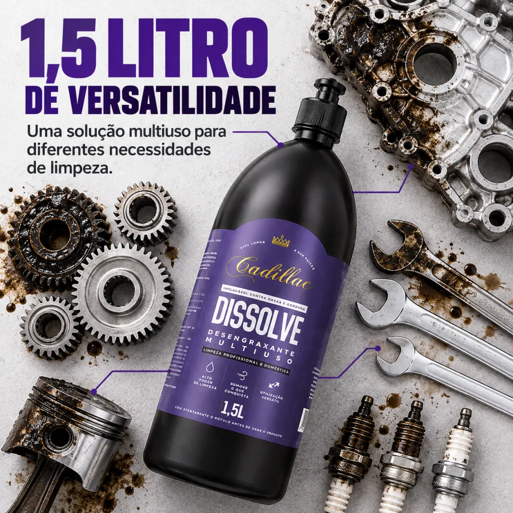 Desengraxante Multiuso Dissolve Cadillac (1,5 litro) — foto 4