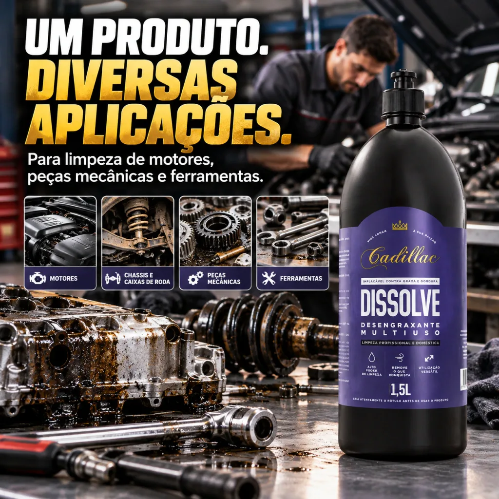 Desengraxante Multiuso Dissolve Cadillac (1,5 litro) — foto 6