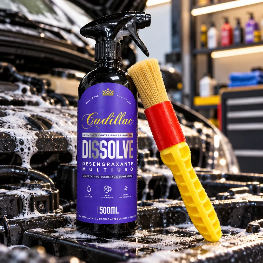 Desengraxante Multiuso Dissolve Cadillac 500ml + Pincel