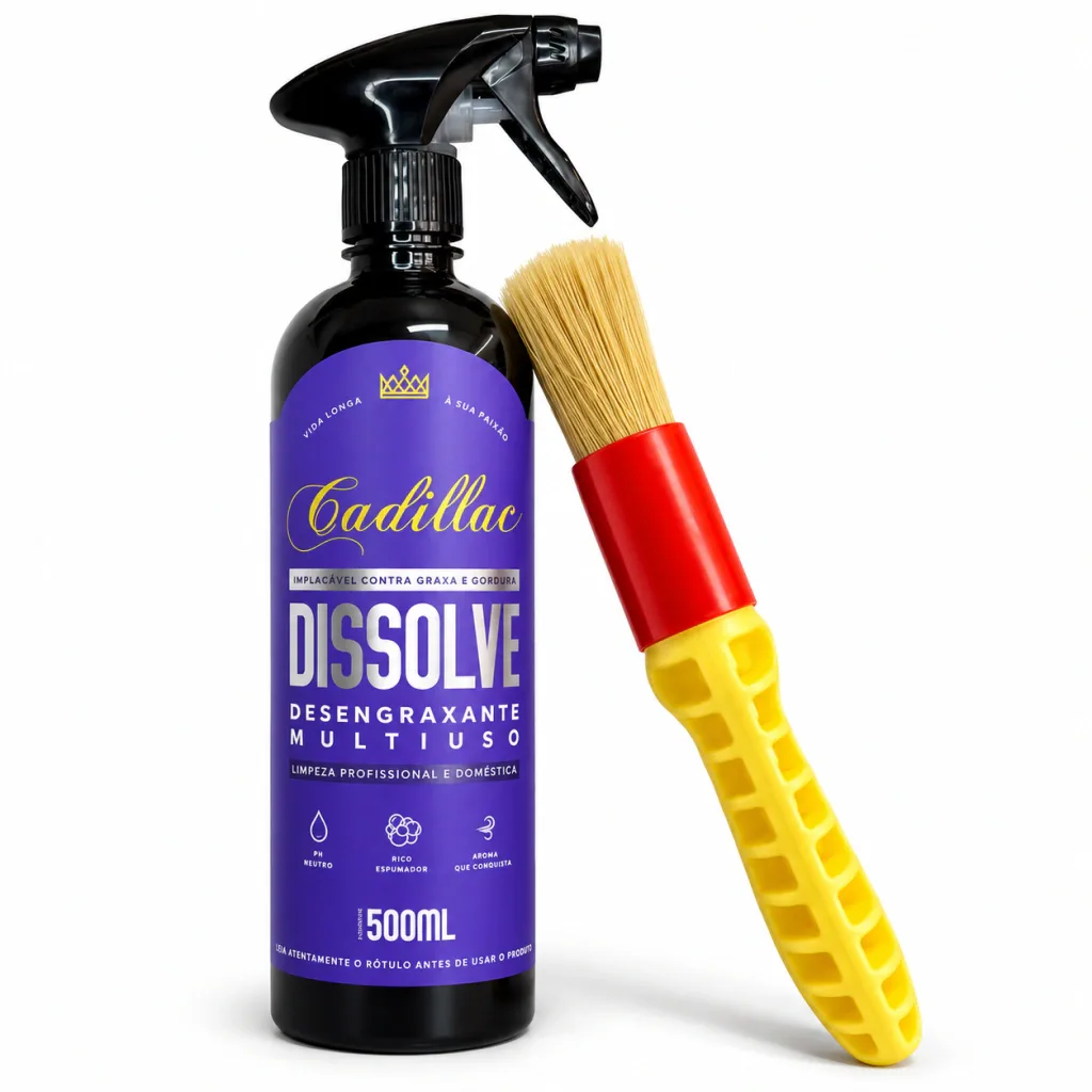 Desengraxante Multiuso Dissolve Cadillac 500ml + Pincel — foto 2