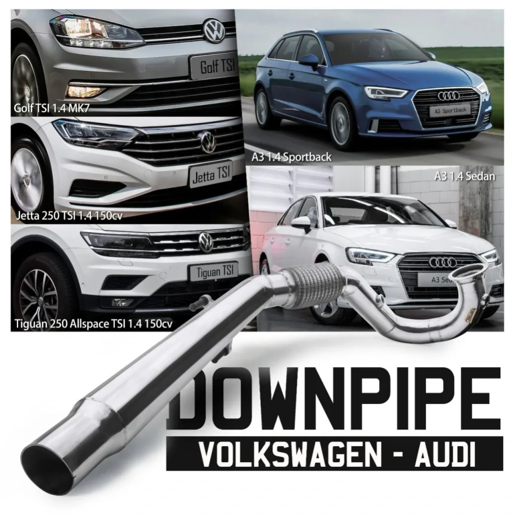 Downpipe Inox 304 Barenwald VW Golf/Audi A3 1.4TSi 140CV