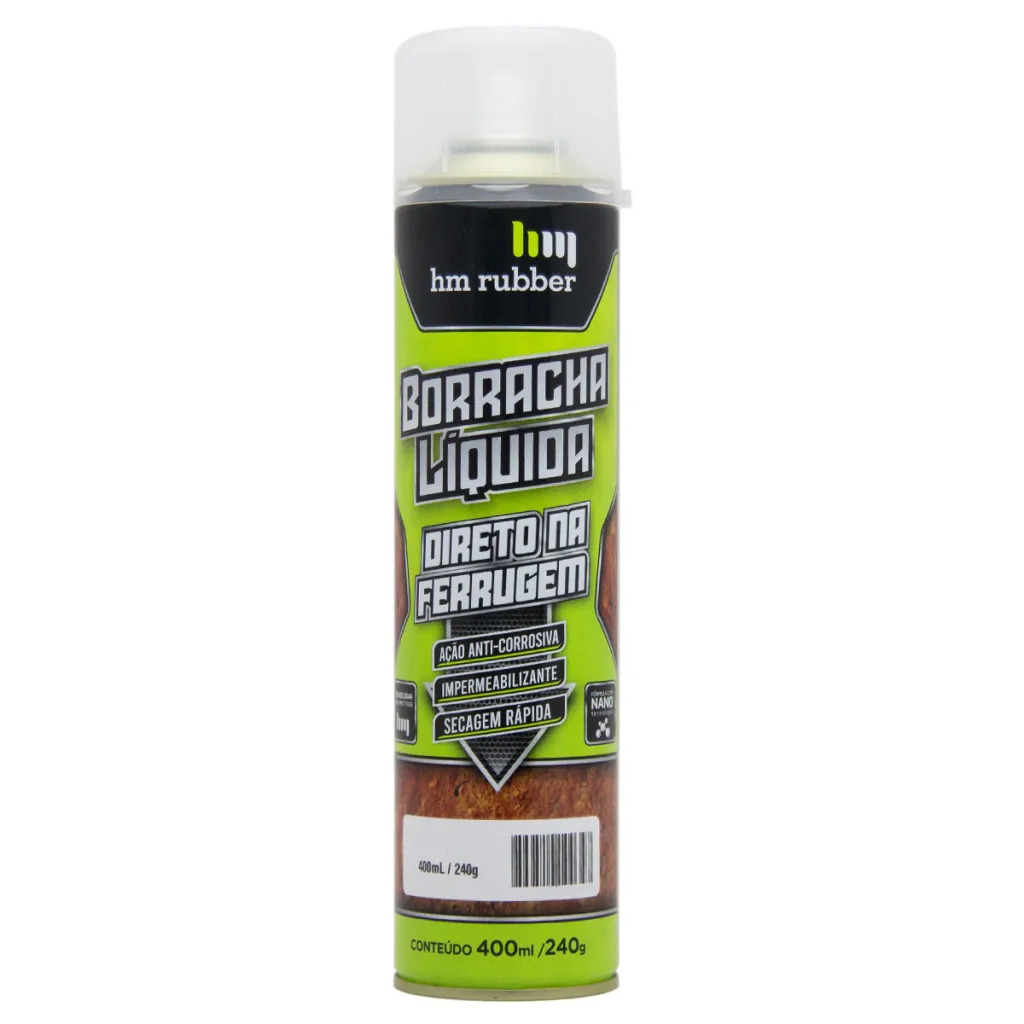 Envelopamento em spray HM Rubber Alumínio (400ml) — foto 2