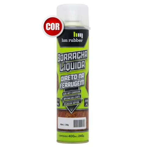 Envelopamento em spray HM Rubber Vermelho Fosco (400ml)