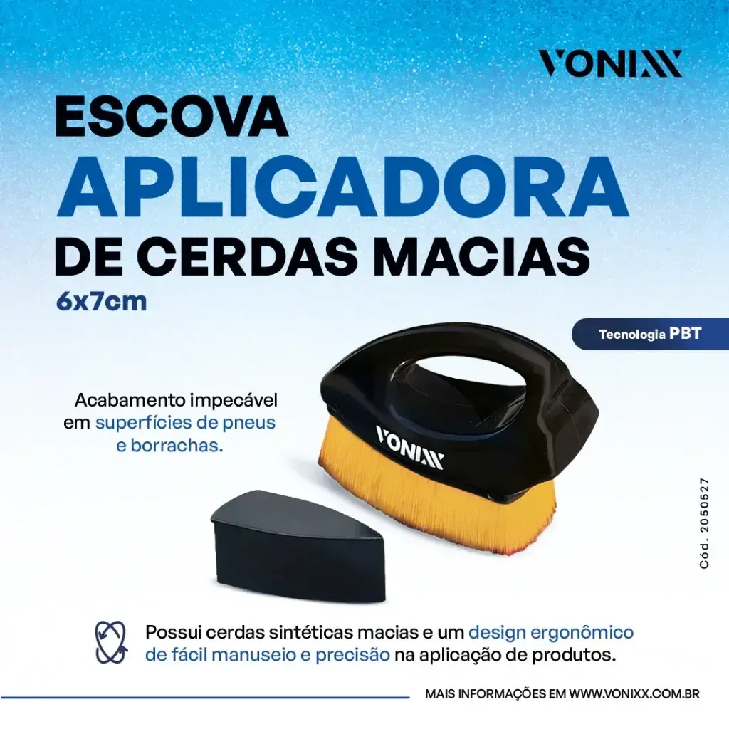 Escova Aplicadora Cerdas Macias Vonixx — foto 2