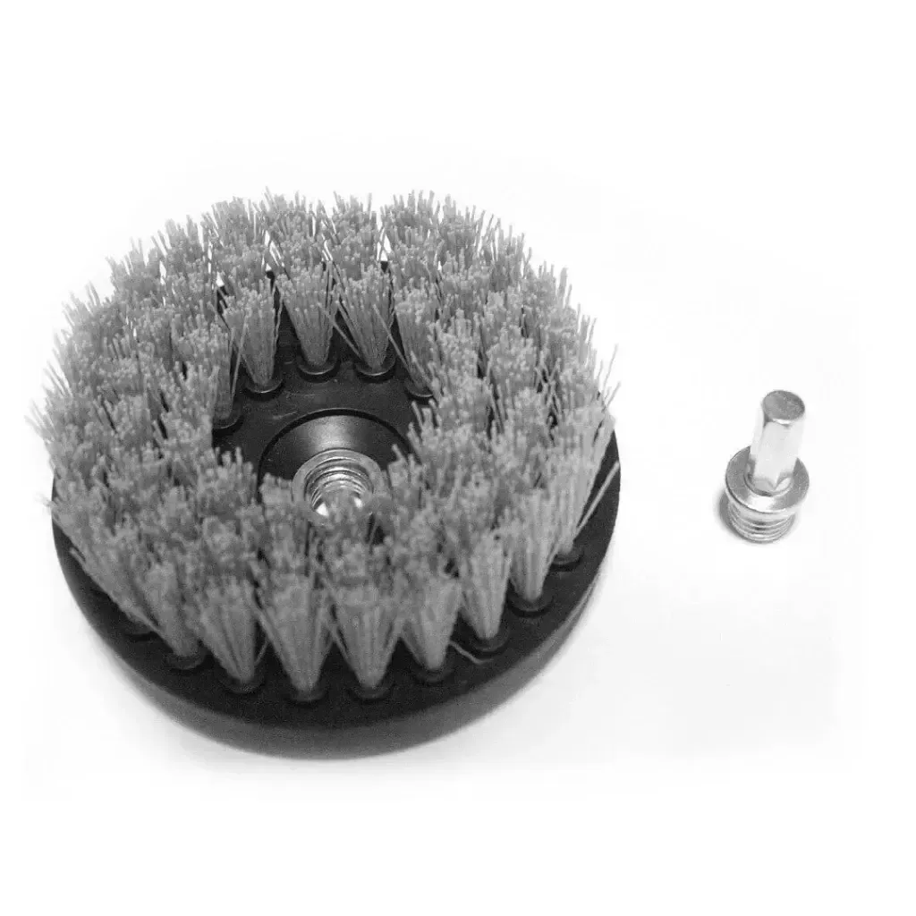 Escova rotativa média Kers 120mm - Acompanha adaptador para furadeira