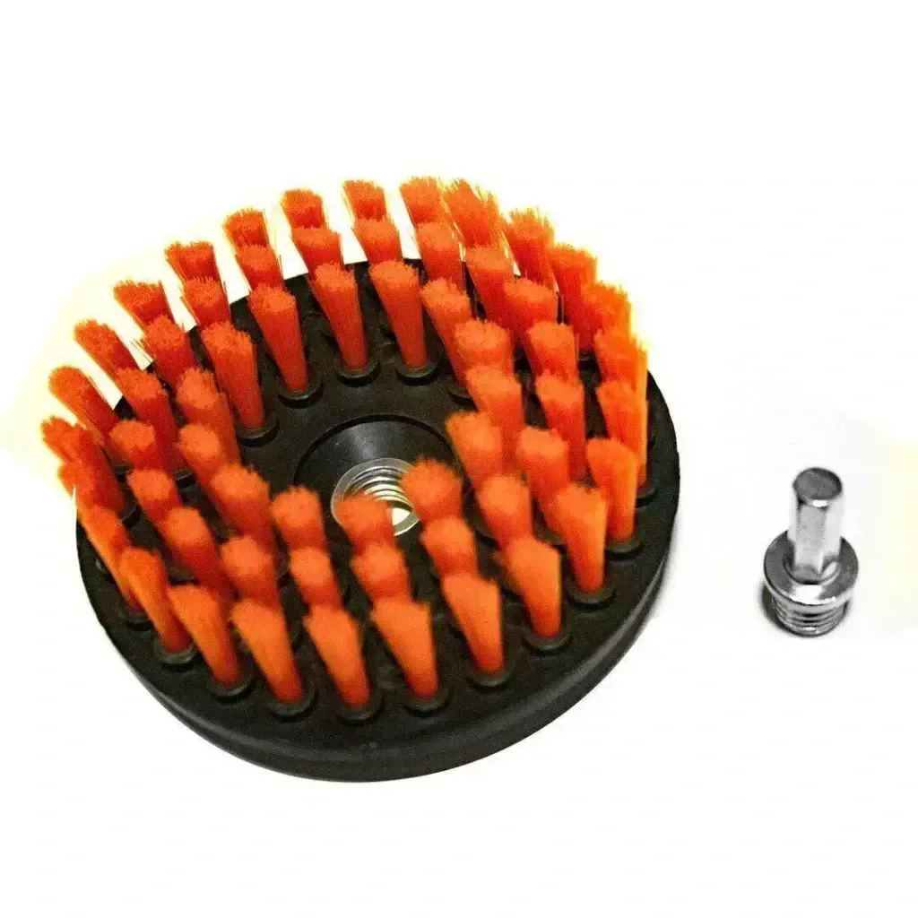 Escova rotativa suave Kers 100mm - Acompanha adaptador para furadeira