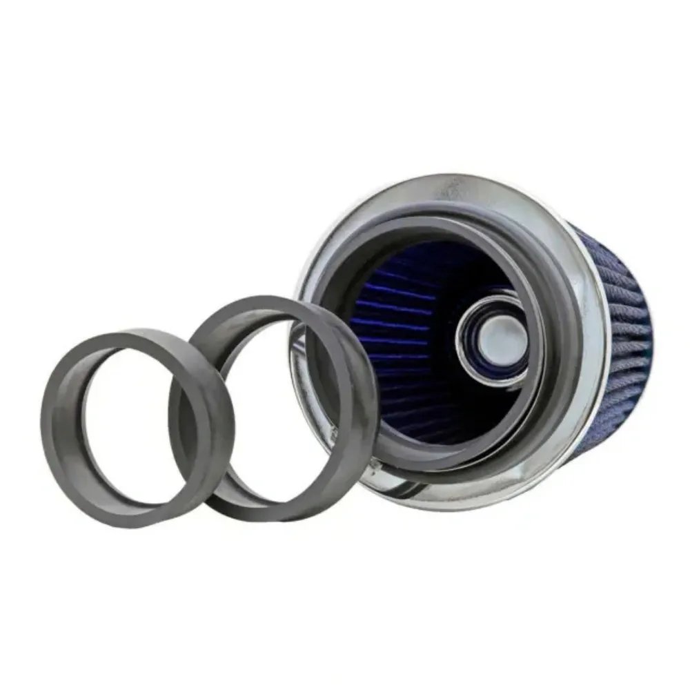 Filtro de ar esportivo K&N cônico duplo fluxo (azul) — foto 4