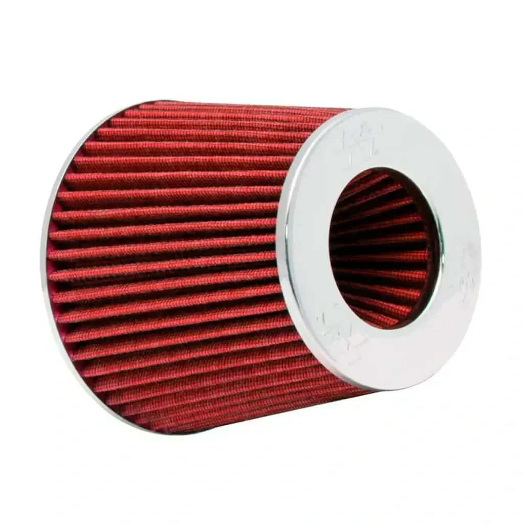 Filtro de ar esportivo K&N cônico duplo fluxo (vermelho) — foto 2