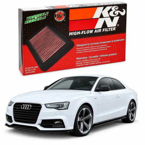 Filtro de ar esportivo K&N inbox Audi A5 2.0T 2008+