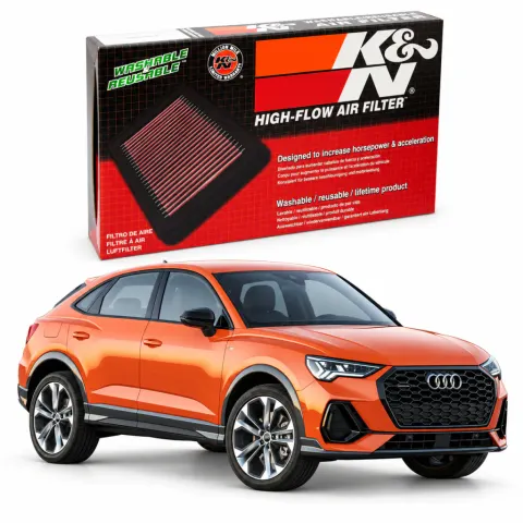 Filtro de ar esportivo K&N inbox Audi Q3 2.0 TFSI