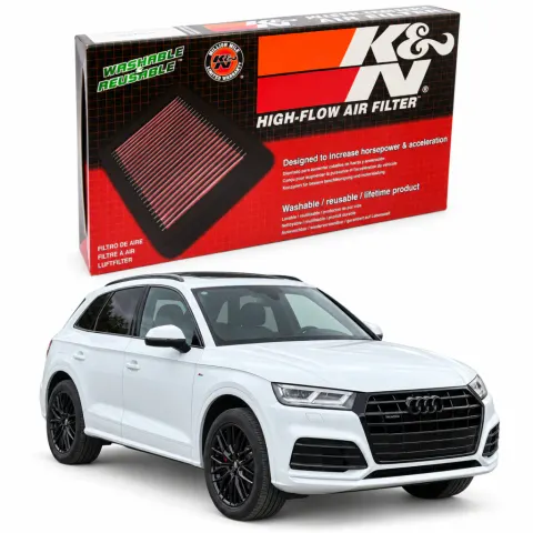 Filtro de ar esportivo K&N inbox Audi Q5 2.0T 2008+