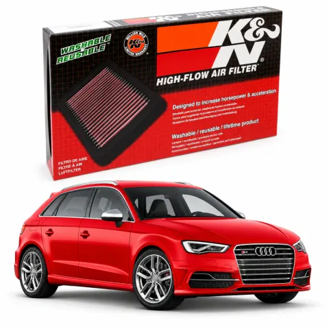 Filtro de ar esportivo K&N inbox Audi S3 2.0 2013 / 2016