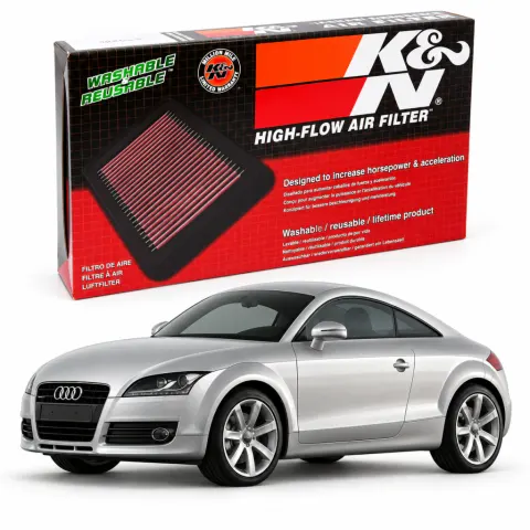 Filtro de ar esportivo K&N inbox Audi TT 2.0 TFSI 2009+