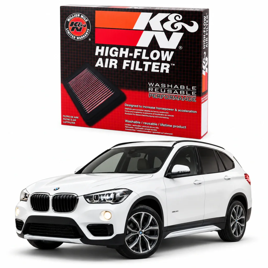 Filtro de ar esportivo K&N inbox BMW X1 20i / 25i / 28i 2016+