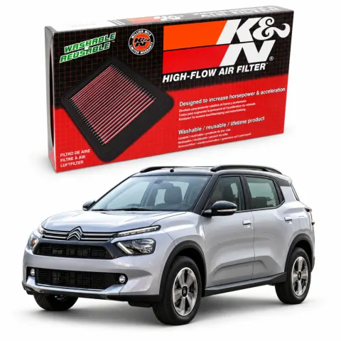 Filtro de ar esportivo K&N inbox Citroen C3 / Aircross