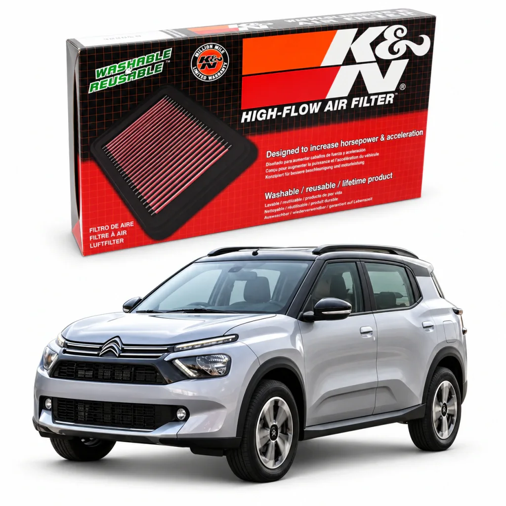Filtro de ar esportivo K&N inbox Citroen C3 / Aircross