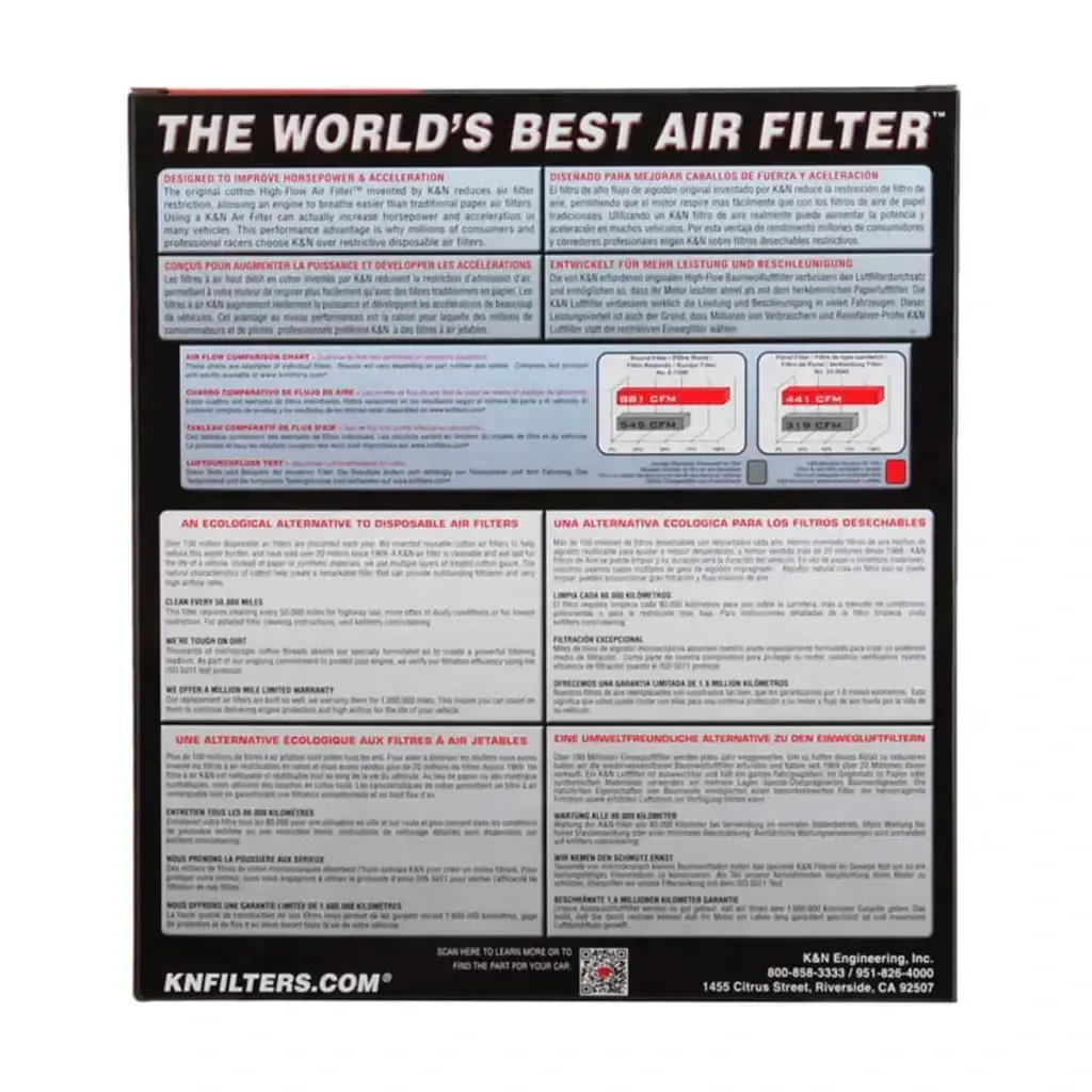 Filtro de ar esportivo K&N inbox Fiat Linea 1.4 T-Jet — foto 4