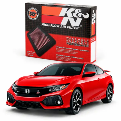 Filtro de ar esportivo K&N inbox Honda Civic SI 1.5 Turbo 2018+