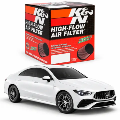 Filtro de ar esportivo K&N inbox Mercedes CLA45 AMG