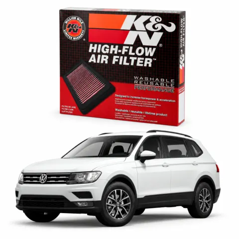 Filtro de ar esportivo K&N inbox Volkswagen Tiguan 1.4 TSI