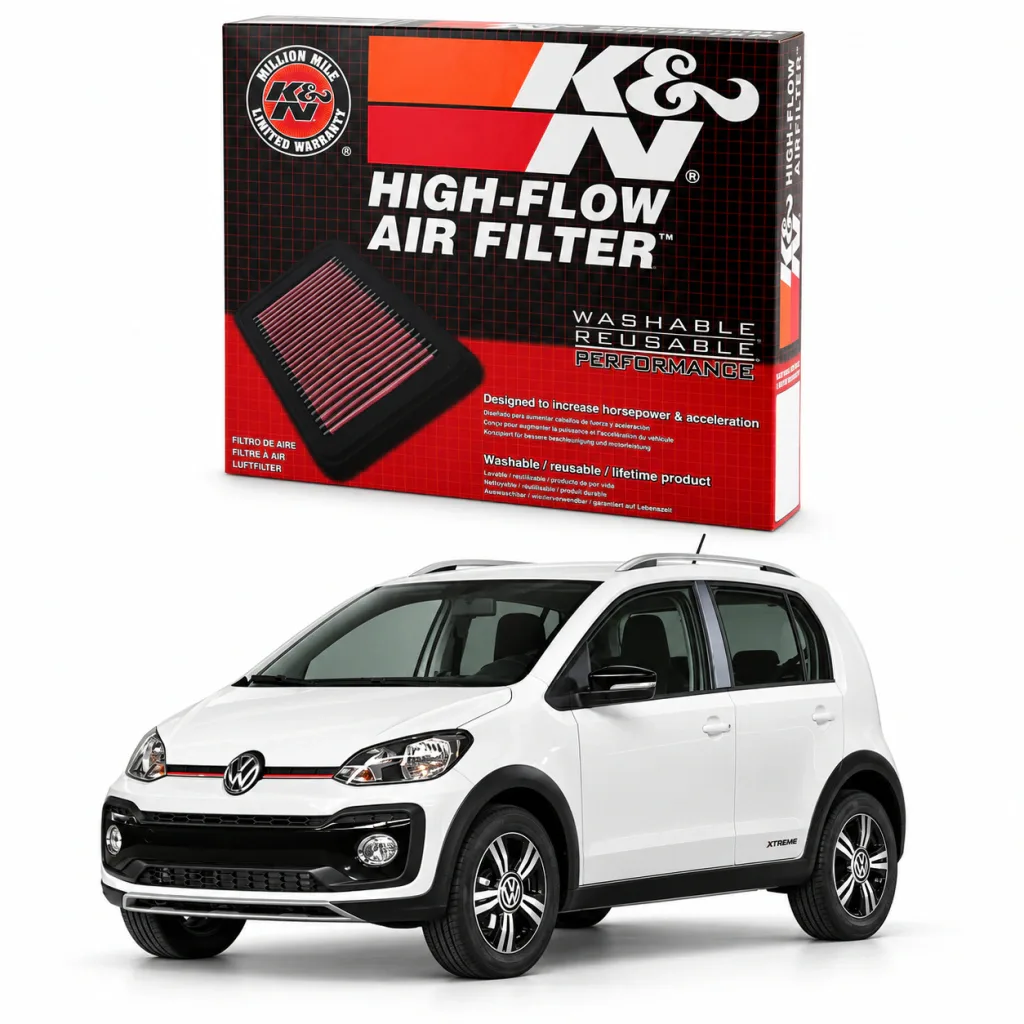 Filtro de ar esportivo K&N inbox Volkswagen UP! 1.0 TSi