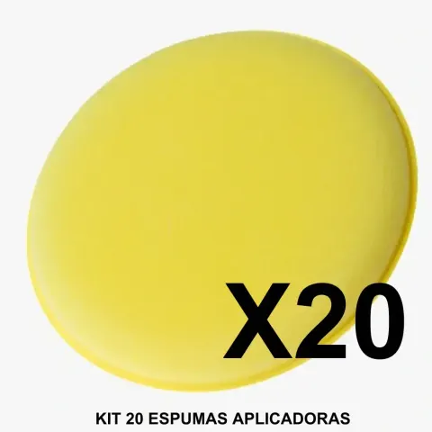 Kit 20 Aplicadores de Espuma Multiuso Detailer