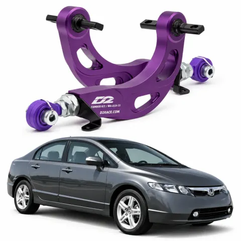 kit camber traseiro D2 Racing Honda Civic FD1 (2006 a 2011)