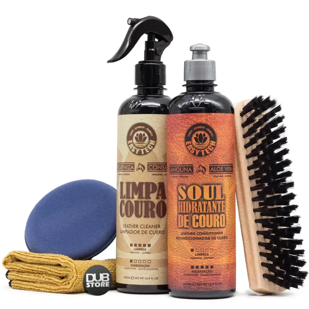Kit de limpeza e hidratação de couro EasyTech Shield