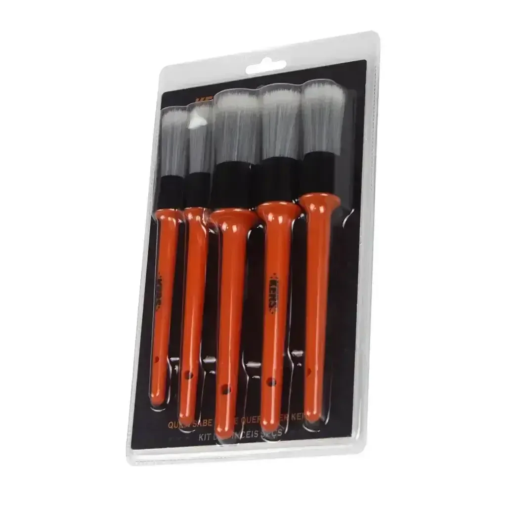 Kit de pincéis macio para detalhamento automotivo Kers (5 unidades) — foto 3